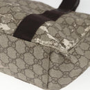 GUCCI GG Supreme Hand Bag PVC Leather Beige 141976 Auth 38817-12