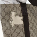 GUCCI GG Supreme Hand Bag PVC Leather Beige 141976 Auth 38817-15
