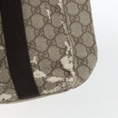 GUCCI GG Supreme Hand Bag PVC Leather Beige 141976 Auth 38817-16