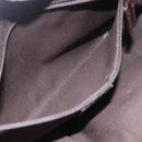 GUCCI GG Supreme Hand Bag PVC Leather Beige 141976 Auth 38817-22