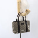 GUCCI GG Supreme Hand Bag PVC Leather Beige 141976 Auth 38817-24