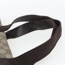 GUCCI GG Supreme Hand Bag PVC Leather Beige 141976 Auth 38817-8