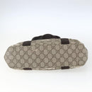 GUCCI GG Supreme Hand Bag PVC Leather Beige 141976 Auth 38817-9