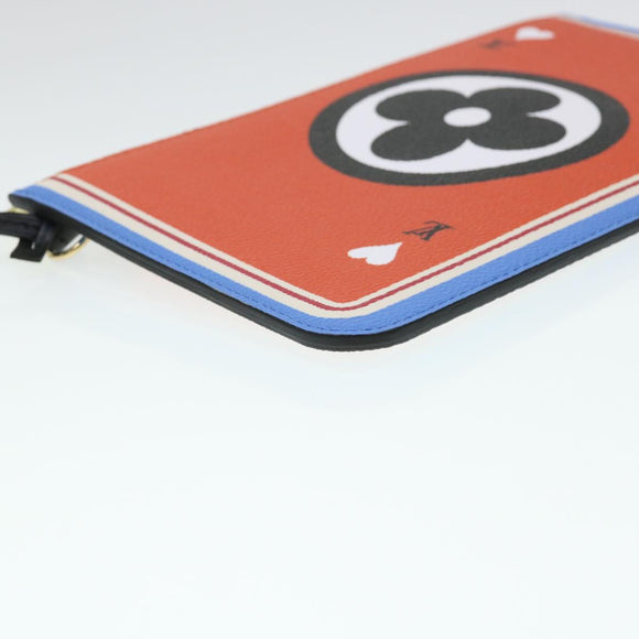 LOUIS VUITTON Monogram Game Neverfull MM Tote Bag White M57462 LV Auth 38983S