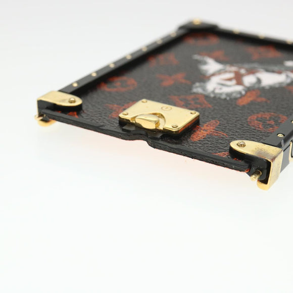 LOUIS VUITTON Transformed Monogram Cat Eye Trunk iPhone Case M63891 Auth 39162