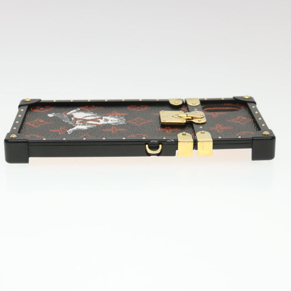 LOUIS VUITTON Transformed Monogram Cat Eye Trunk iPhone Case M63891 Auth 39162