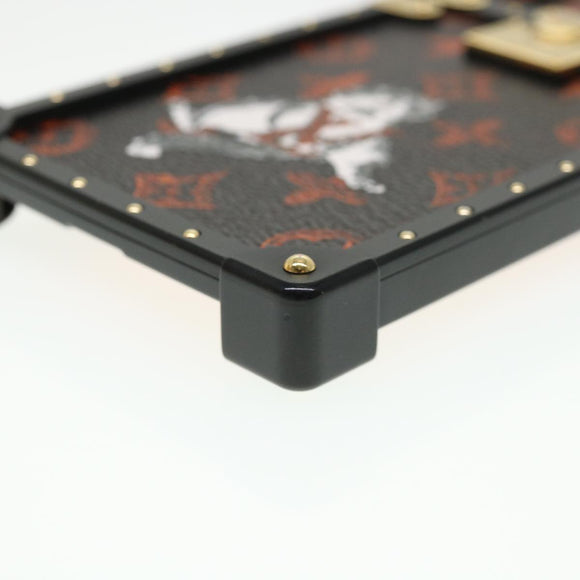 LOUIS VUITTON Transformed Monogram Cat Eye Trunk iPhone Case M63891 Auth 39162