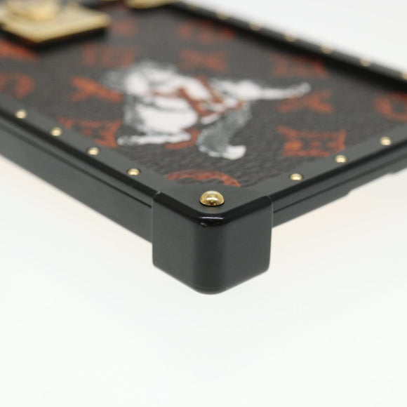 LOUIS VUITTON Transformed Monogram Cat Eye Trunk iPhone Hülle M63891 Auth 39162