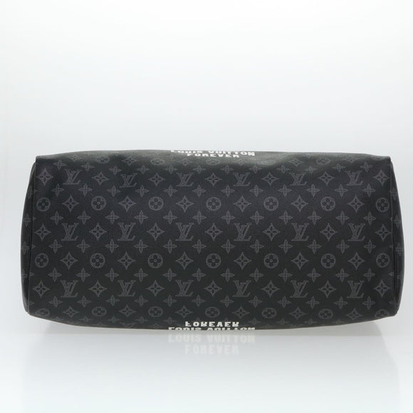 LOUIS VUITTON Monogram Eclipse Vivienne Keepall 50 Boston Bag M43683 Auth 39231S