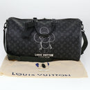 LOUIS VUITTON Monogram Eclipse Vivienne Keepall 50 Boston Bag M43683 Auth 39231S-26
