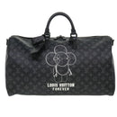 LOUIS VUITTON Monogram Eclipse Vivienne Keepall 50 Boston Bag M43683 Auth 39231S-13