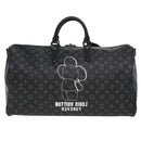 LOUIS VUITTON Monogram Eclipse Vivienne Keepall 50 Boston Bag M43683 Auth 39231S-2