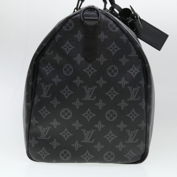 LOUIS VUITTON Monogram Eclipse Vivienne Keepall 50 Boston Bag M43683 Auth 39231S