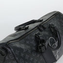 LOUIS VUITTON Monogram Eclipse Vivienne Keepall 50 Boston Bag M43683 Auth 39231S-6