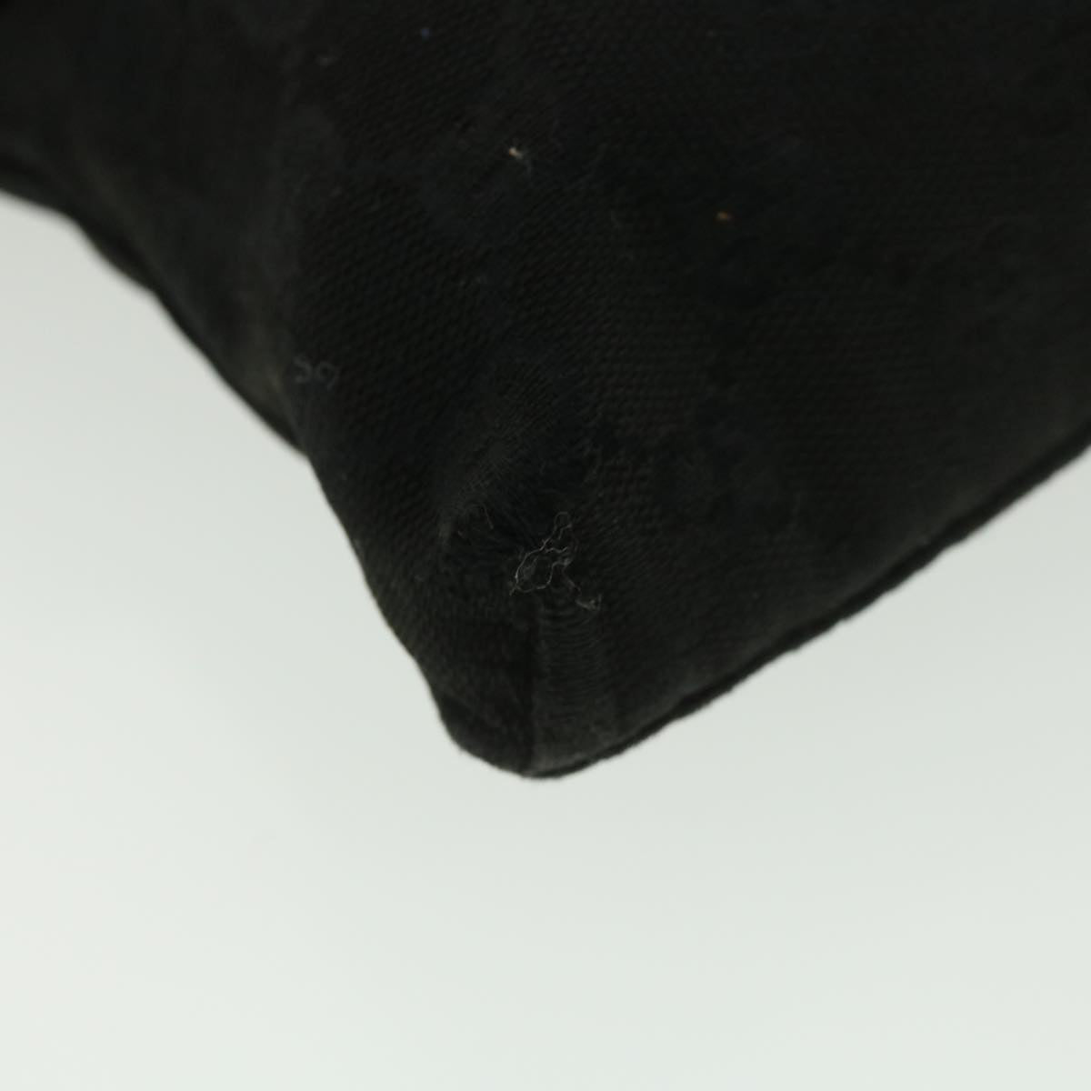 GUCCI GG Canvas Waist bag Black 28566 Auth 39289