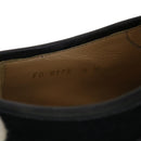 LOUIS VUITTON Shoes Suede Leather 6M Black LV Auth 39347-12