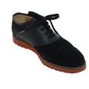 LOUIS VUITTON Shoes Suede Leather 6M Black LV Auth 39347-8