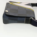 LOUIS VUITTON Damier Cobalt District PM Shoulder Bag N44002 LV Auth 39375-3