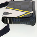 LOUIS VUITTON Damier Cobalt District PM Shoulder Bag N44002 LV Auth 39375-4