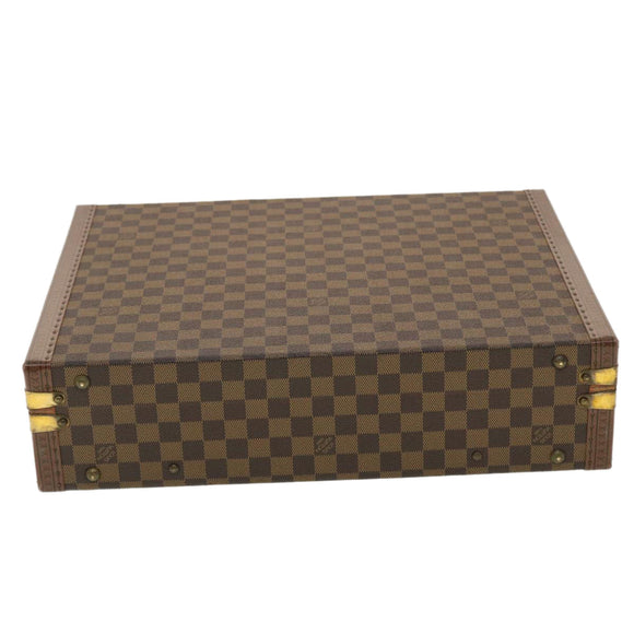 LOUIS VUITTON Damier Ebene President Trunk SPO LV Auth 39928SV