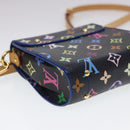 LOUIS VUITTON Multicolor Heart Breaker Shoulder Bag Black M40659 LV Auth 40032SM-17