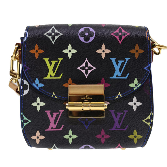 LOUIS VUITTON Multicolor Heart Breaker Shoulder Bag Black M40659 LV Auth 40032SM