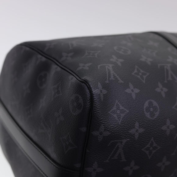 LOUIS VUITTON Eclipse Keepall Bandouliere 45 Boston Bag M43278 LV Auth 40033S
