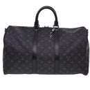 LOUIS VUITTON Eclipse Keepall Bandouliere 45 Boston Bag M43278 LV Auth 40033S-13