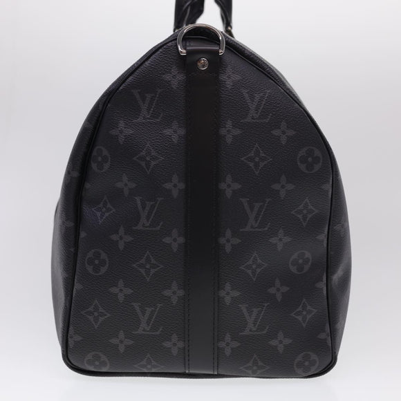 LOUIS VUITTON Eclipse Keepall Bandouliere 45 Boston Bag M43278 LV Auth 40033S