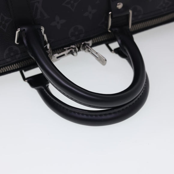 LOUIS VUITTON Eclipse Keepall Bandouliere 45 Boston Bag M43278 LV Auth 40033S