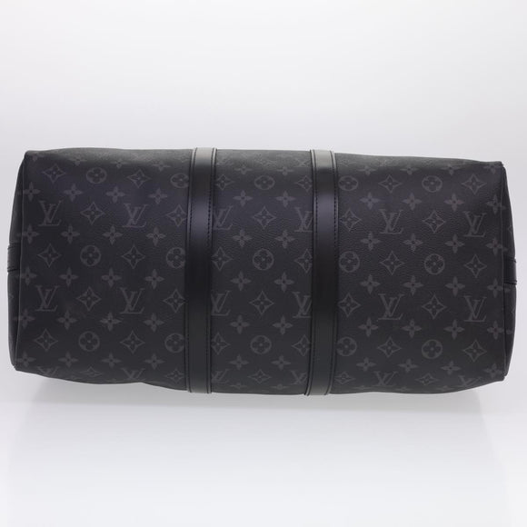 LOUIS VUITTON Eclipse Keepall Bandouliere 45 Boston Bag M43278 LV Auth 40033S