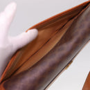 CELINE Macadam Canvas Shoulder Bag PVC Leather Brown Auth 40101-17