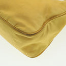 PRADA Pouch Nylon Yellow Auth 40326-15
