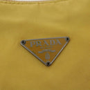 PRADA Pouch Nylon Yellow Auth 40326-17