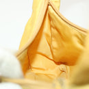 PRADA Pouch Nylon Yellow Auth 40326-20