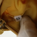 PRADA Pouch Nylon Yellow Auth 40326-12