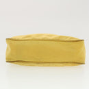 PRADA Pouch Nylon Yellow Auth 40326-5