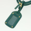 PRADA Gesteppte Handtasche Nylon 2-Wege Türkis Blau Auth 40351-18