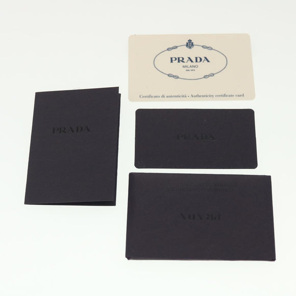 PRADA Gesteppte Handtasche Nylon 2-Wege Türkis Blau Auth 40351