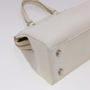 LOUIS VUITTON Epi Blair MM Hand Bag 2way White Yvoire M40330 LV Auth 40363-17
