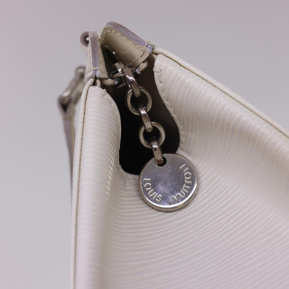 LOUIS VUITTON Epi Blair MM Hand Bag 2way White Yvoire M40330 LV Auth 40363
