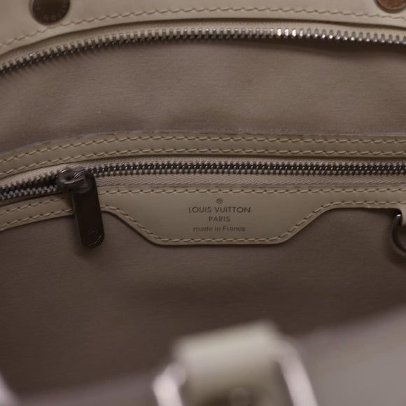 LOUIS VUITTON Epi Blair MM Hand Bag 2way White Yvoire M40330 LV Auth 40363