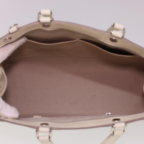 LOUIS VUITTON Epi Blair MM Hand Bag 2way White Yvoire M40330 LV Auth 40363