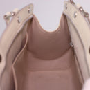 LOUIS VUITTON Epi Blair MM Hand Bag 2way White Yvoire M40330 LV Auth 40363-20