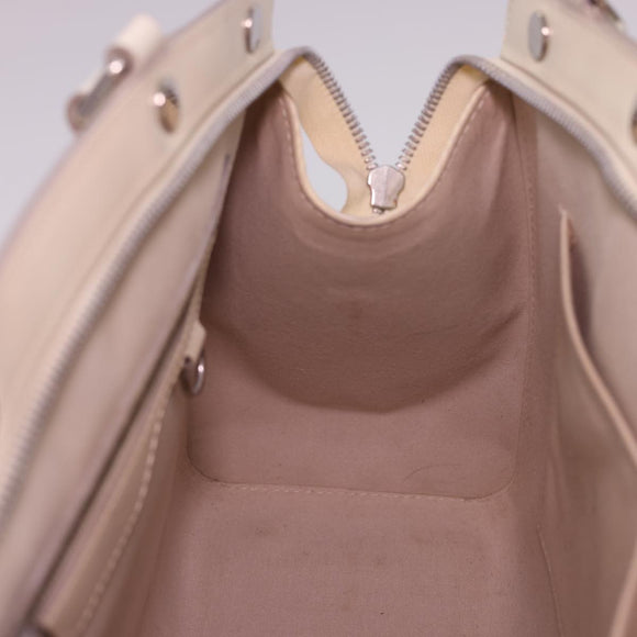 LOUIS VUITTON Epi Blair MM Hand Bag 2way White Yvoire M40330 LV Auth 40363