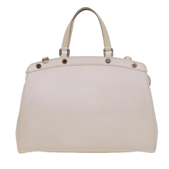 LOUIS VUITTON Epi Blair MM Hand Bag 2way White Yvoire M40330 LV Auth 40363