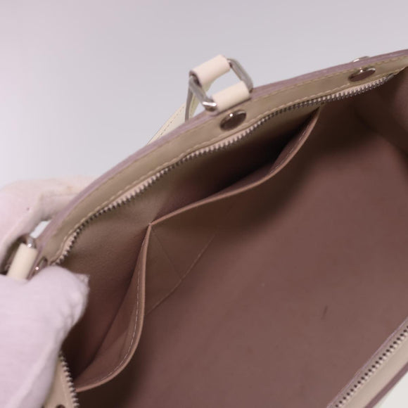 LOUIS VUITTON Epi Blair MM Hand Bag 2way White Yvoire M40330 LV Auth 40363