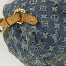 LOUIS VUITTON Monogram Denim Sac A Dos GM Backpack Blue M95056 LV Auth 40432-15