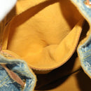 LOUIS VUITTON Monogram Denim Sac A Dos GM Backpack Blue M95056 LV Auth 40432-21