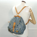 LOUIS VUITTON Monogram Denim Sac A Dos GM Backpack Blue M95056 LV Auth 40432-23